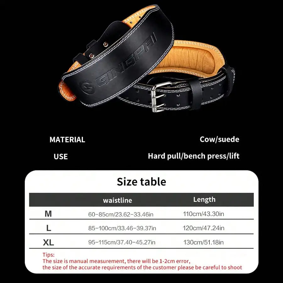 Ultimate Fitness Leather Belt