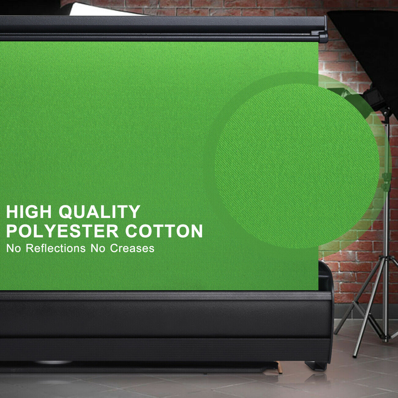 Green Screen Photography Backdrop Chroma Key Panel for Streaming - Dealjas