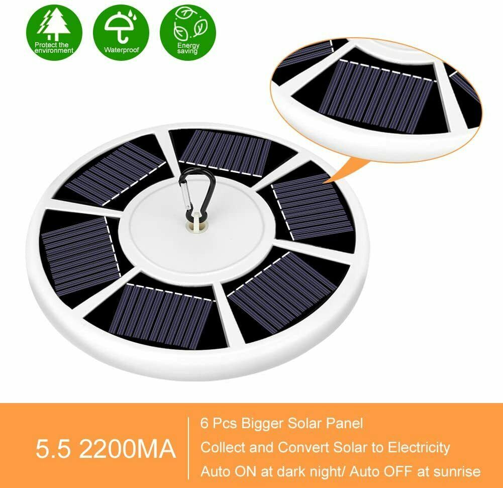 Solar Flag Pole Light Super Bright 42 LED Waterproof Night Lights - Dealjas