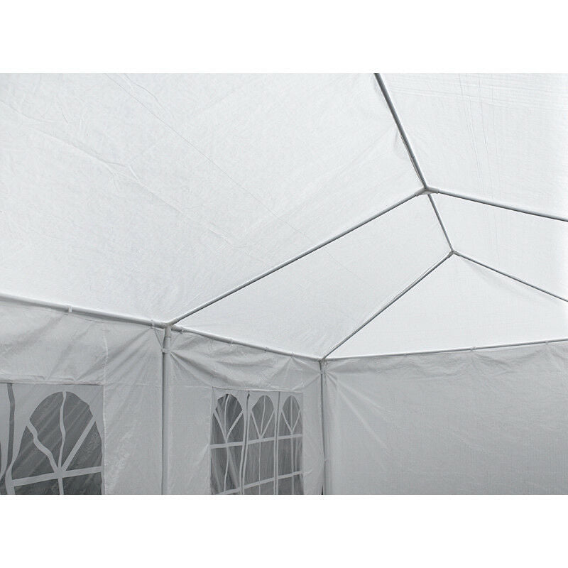 Gazebo Canopy Outdoor Grill Gazebos BBQ Shelter Wedding Tent White - Dealjas