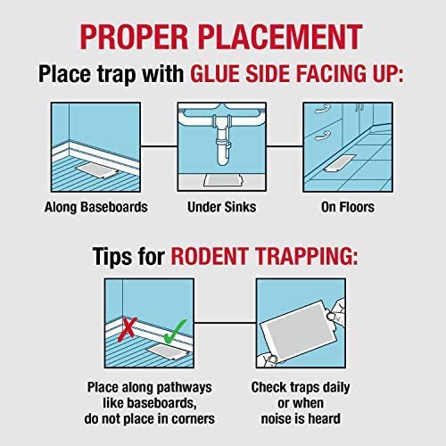 Glue Trap Rat Mouse Rodent Glue Boards Fly Sticky Traps 36 Count - Dealjas