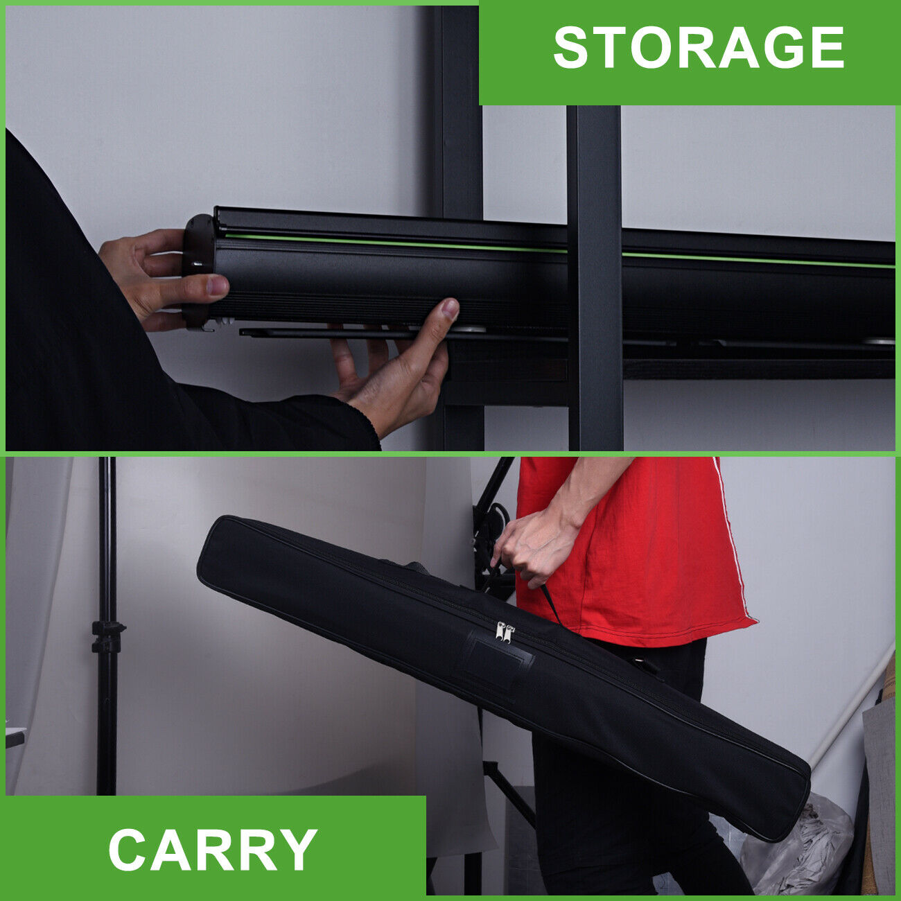 Green Screen Photography Backdrop Chroma Key Panel for Streaming - Dealjas