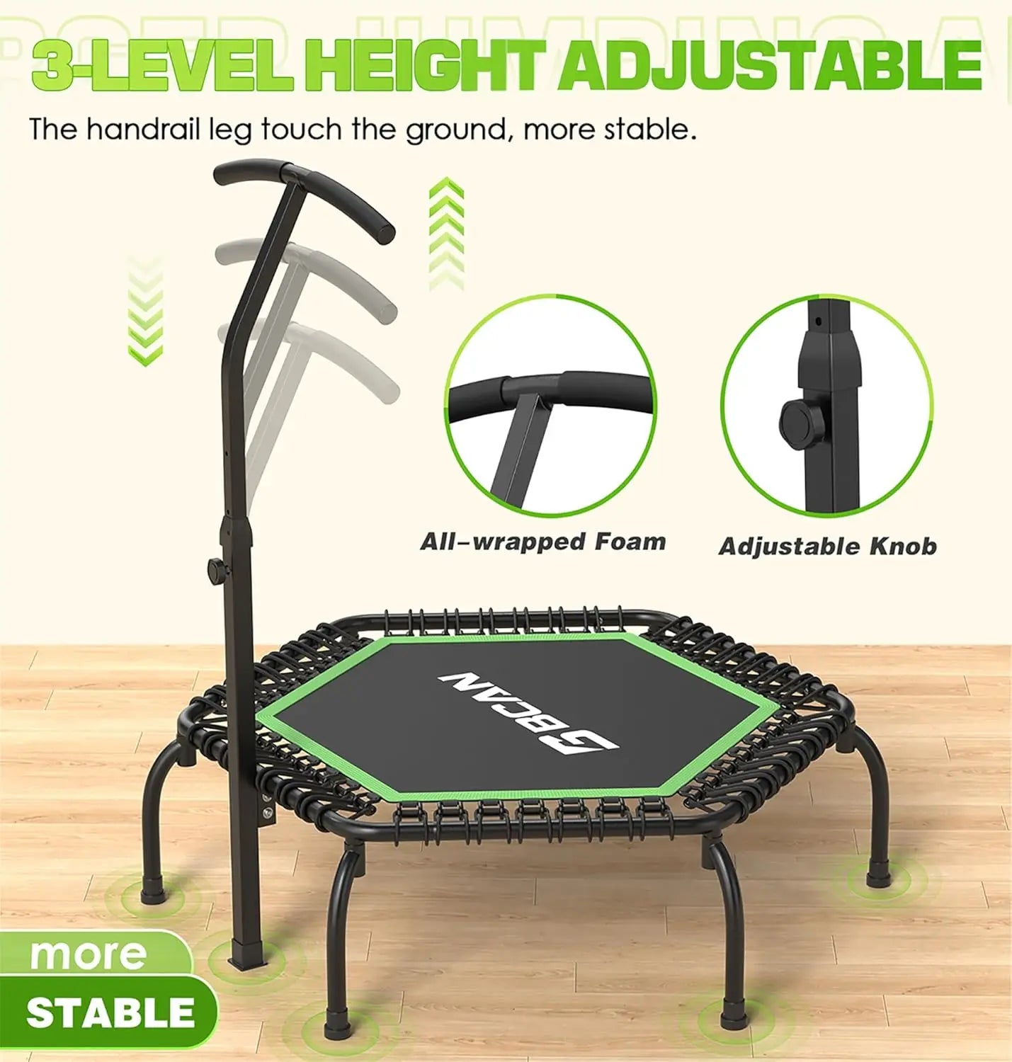 HexaFit Fitness Trampoline