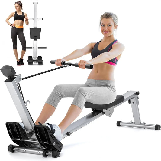 Foldable HyperQuiet Rowing Machine