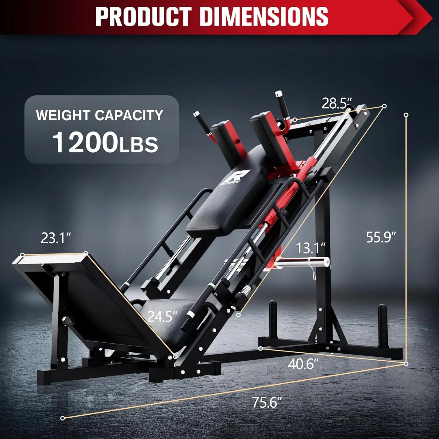 RitFit Pro Leg Press and Hack Squat Machine