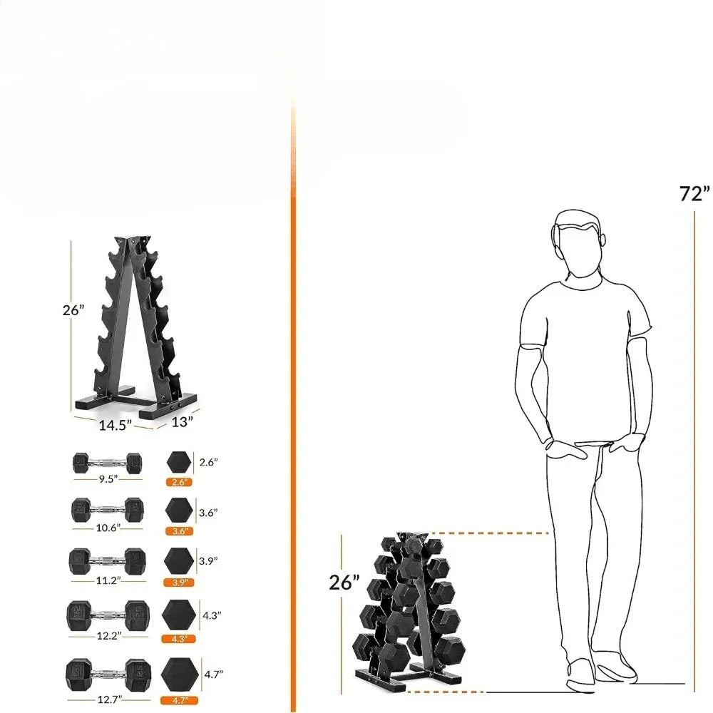 SmartFit Dumbbell Set With Rack