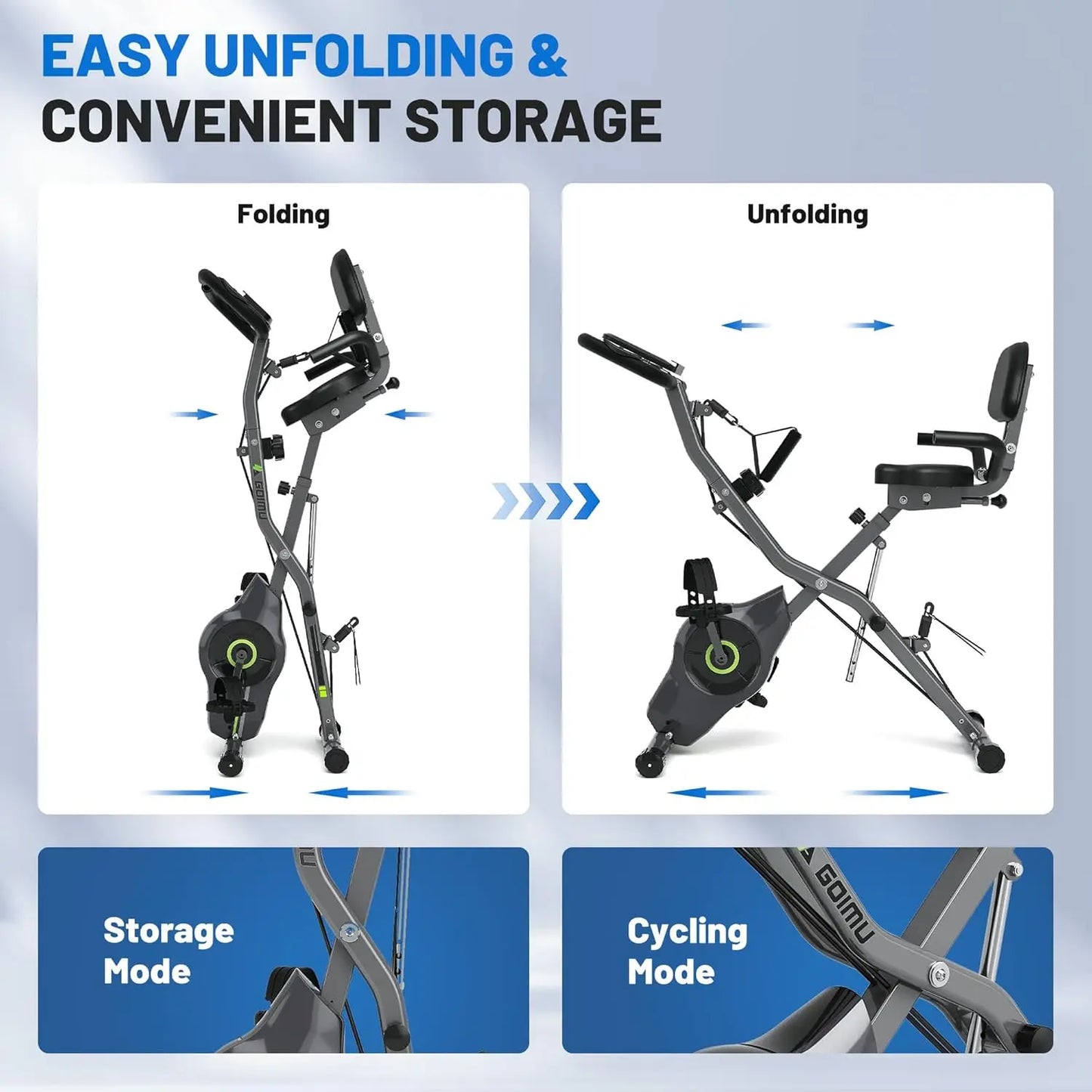 Foldable 5-in-1 Fitness Bike