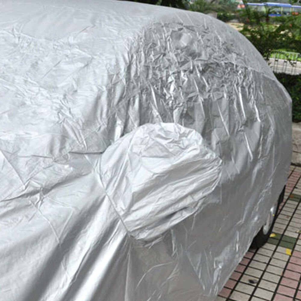 Waterproof Car Cover Outdoor Full Shade Cover Rain Sun UV Protection - Dealjas