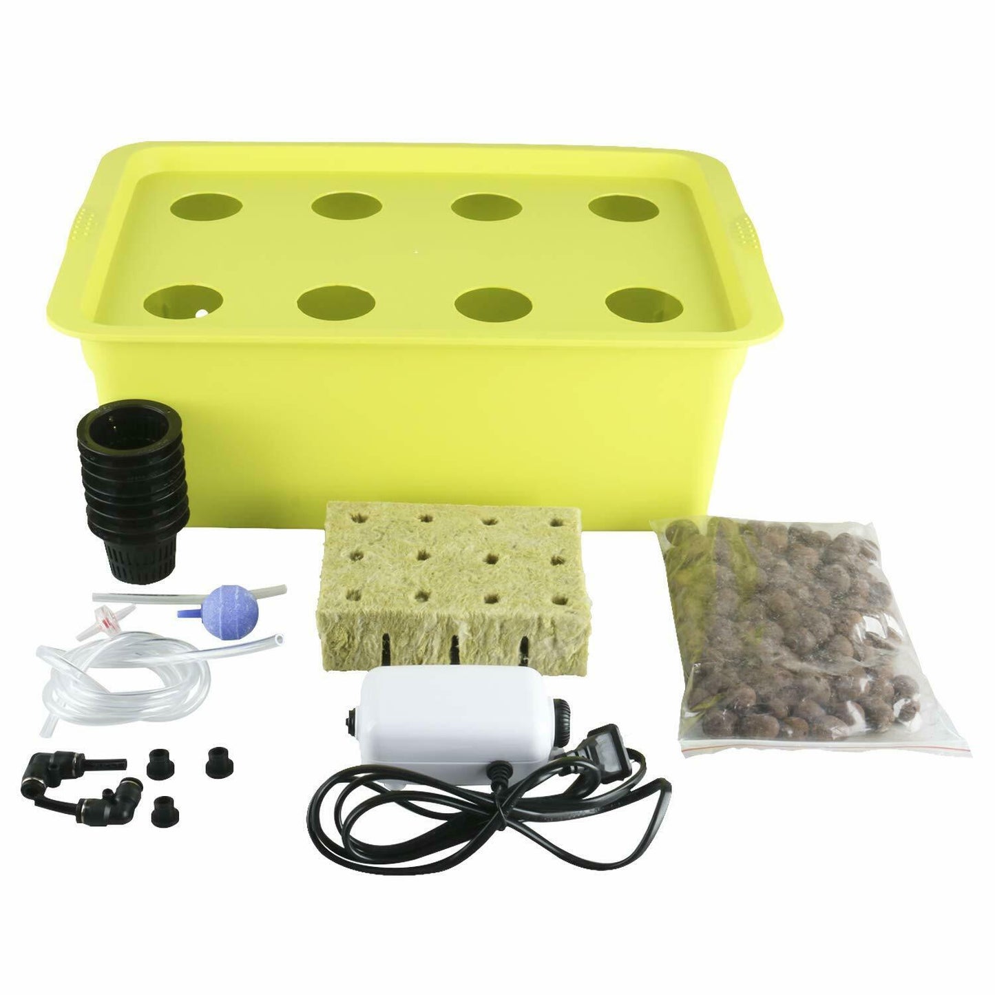 Hydroponic Grow System Kit 8 Indoor Garden Herb Plant Vegetable Sites - Dealjas