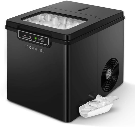 Ice Maker Countertop Machine Portable Ice Maker with Scoop and Basket - Dealjas