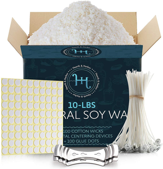 Natural Soy Wax Flakes Centering Maker Tools DIY Candle Making Kit - Dealjas