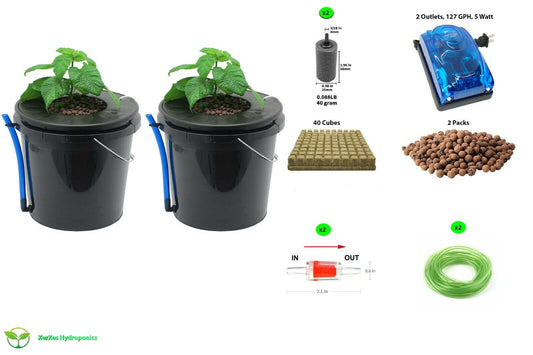 Hydroponics Deep Water Culture DWC Hydroponic Bucket Growing System - Dealjas