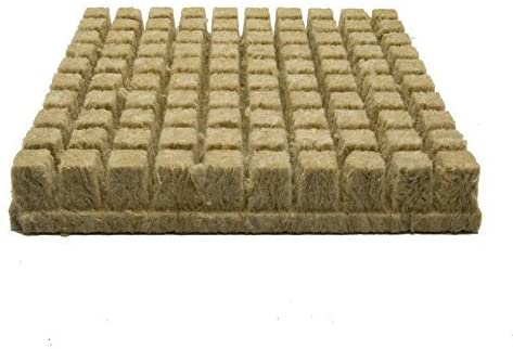 Rockwool Starter Plug Hydroponic Grow Cubes 2 Sheets of 100 200 Plugs - Dealjas