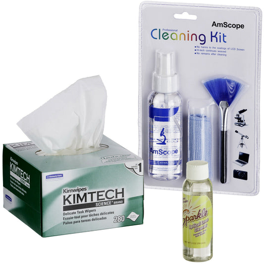 Microscope & Camera Cleaning Kit for Lens Body & TV Computer Screens - Dealjas