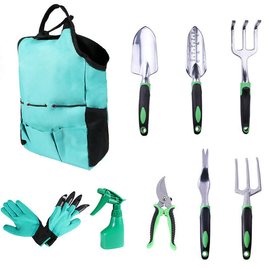 Garden Tool Set Succulent Gardening Hand Kits for Mom with Gloves - Dealjas