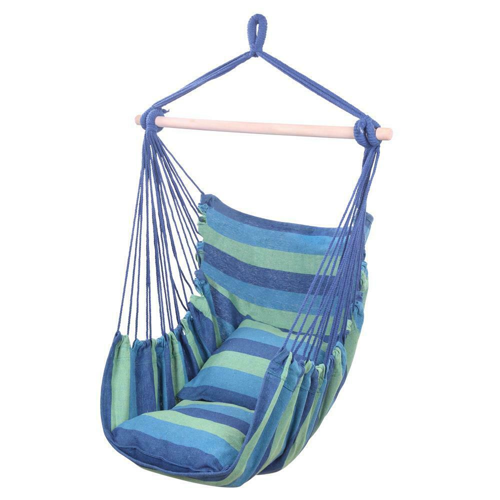 Hammock Chair Bedroom Hanging Rope Swing Chairs Outdoor Camping Seat - Dealjas