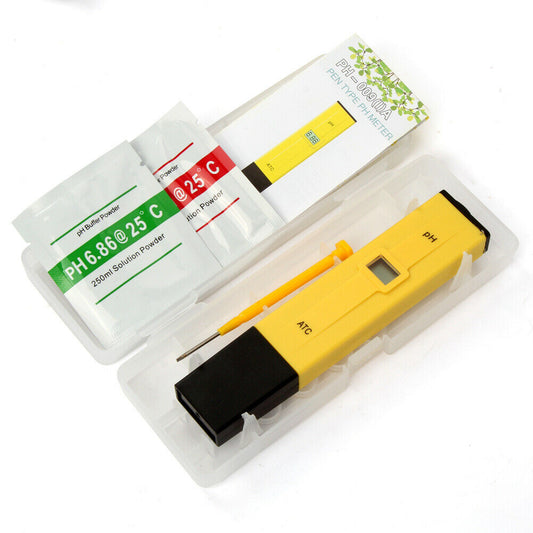 Digital PH Meter Hydroponics Aquarium Sensor Portable Water Tester Pen - Dealjas