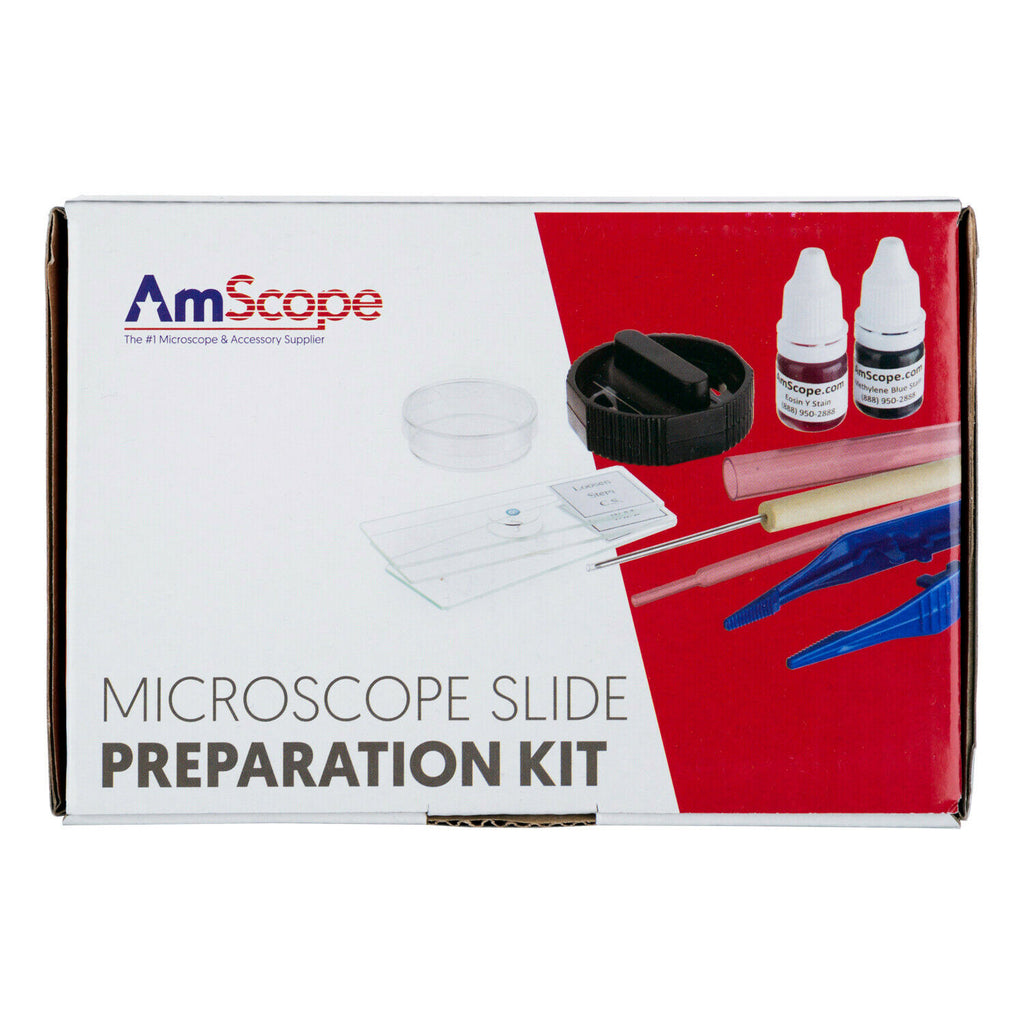 Microscope Slide Preparation Kit with Microtome Slides Stains - Dealjas