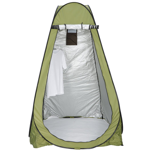 6.3ft Portable Pop-up Shower Changing Privacy Tent for Outdoor Camping Toilet - Dealjas