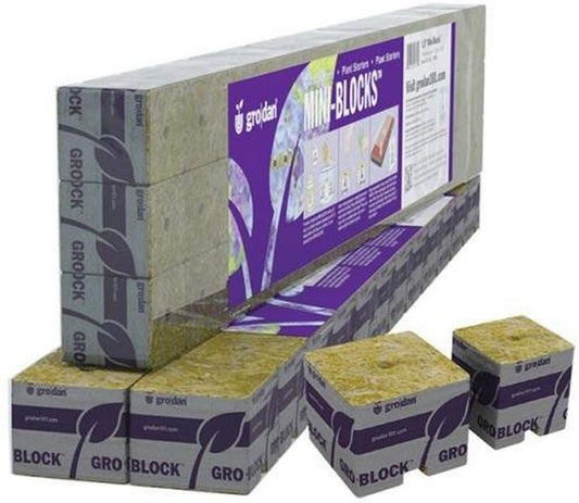 Rockwool Cubes Grow Block for Hydroponics Seed Starter Germination - Dealjas