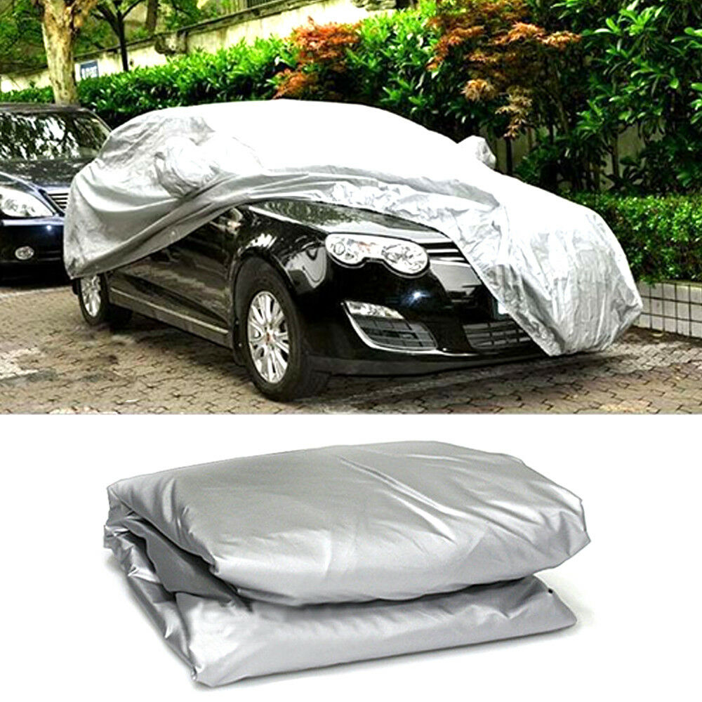 Waterproof Car Cover Outdoor Full Shade Cover Rain Sun UV Protection - Dealjas