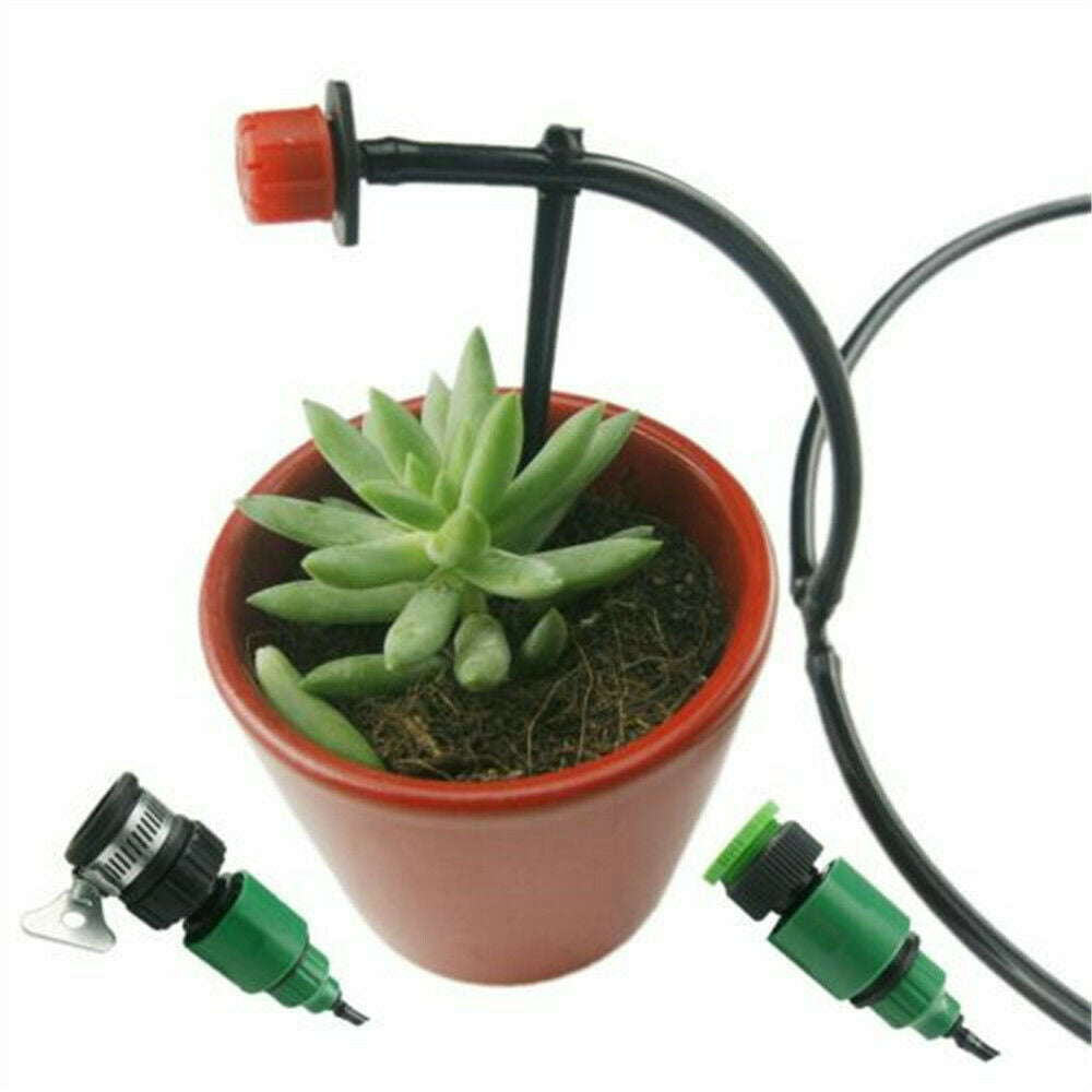 Drip Irrigation Kit Garden Plant Watering Hose Spray Irrigation System - Dealjas