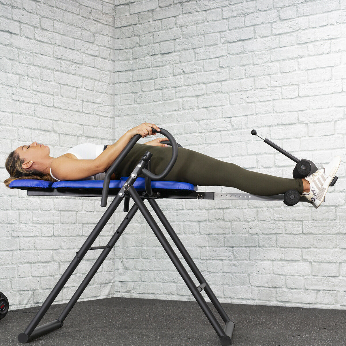 Inversion Table Exercise Gravity Therapy Fitness Back Pain Stretcher - Dealjas