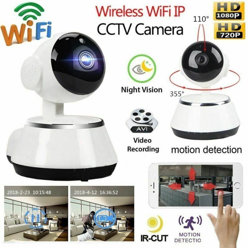 Wireless HD 720P Pan Baby Monitor Camera Network for Security - Dealjas