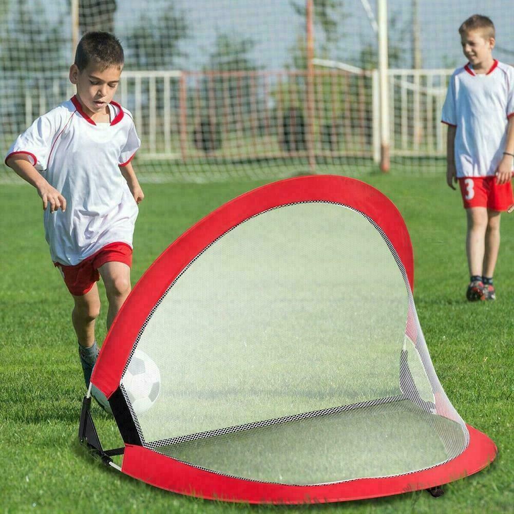 Mini Soccer Goal Pop Up Football Net Outdoor Goal Nets Kids Toy - Dealjas