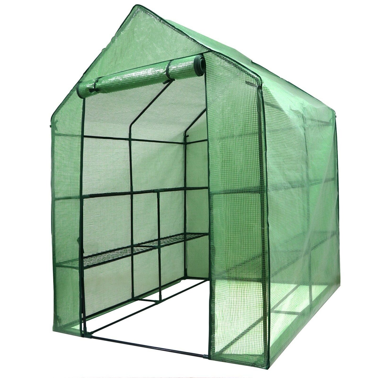 Walk In Greenhouse Portable Outdoor Mini Planter House 8 Shelves - Dealjas