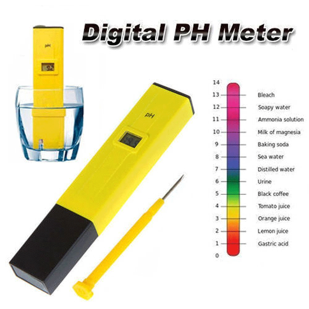 Digital PH Meter Hydroponics Aquarium Sensor Portable Water Tester Pen - Dealjas