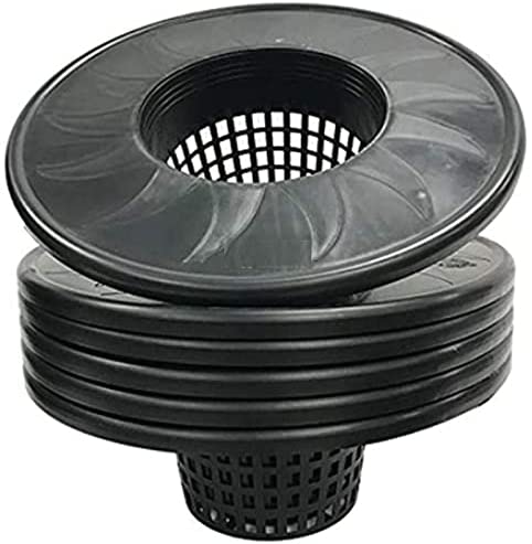 Wide Lip Bucket Basket Round Plant Container Hydroponic Mesh Pot - Dealjas