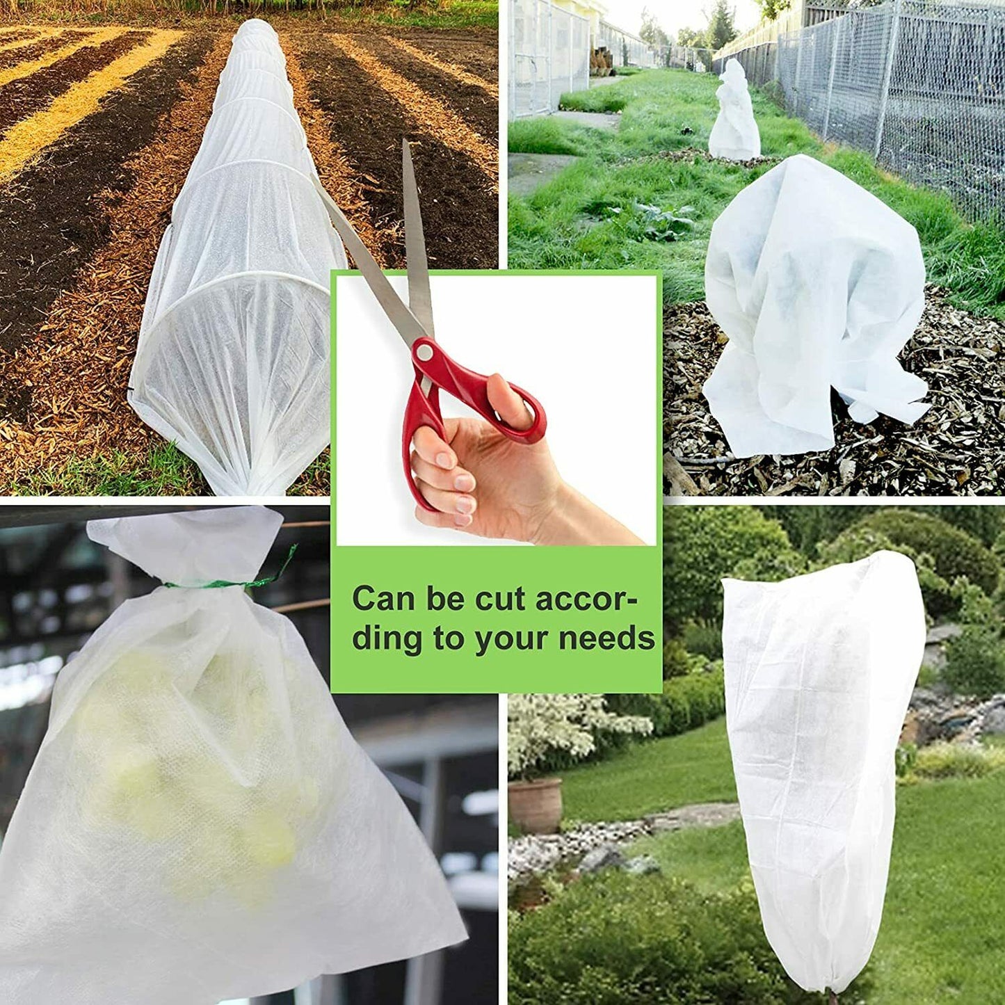 Floating Row Crop Cover Frost Blanket Garden Fabric Freeze Protection - Dealjas