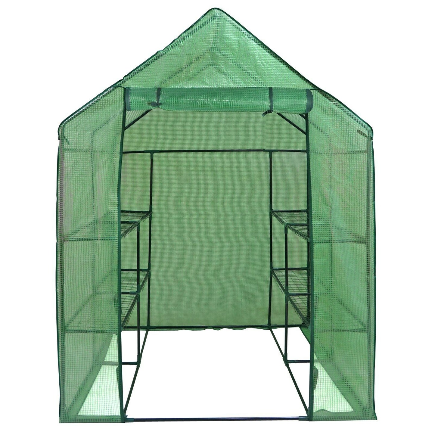 Walk In Greenhouse Portable Outdoor Mini Planter House 8 Shelves - Dealjas