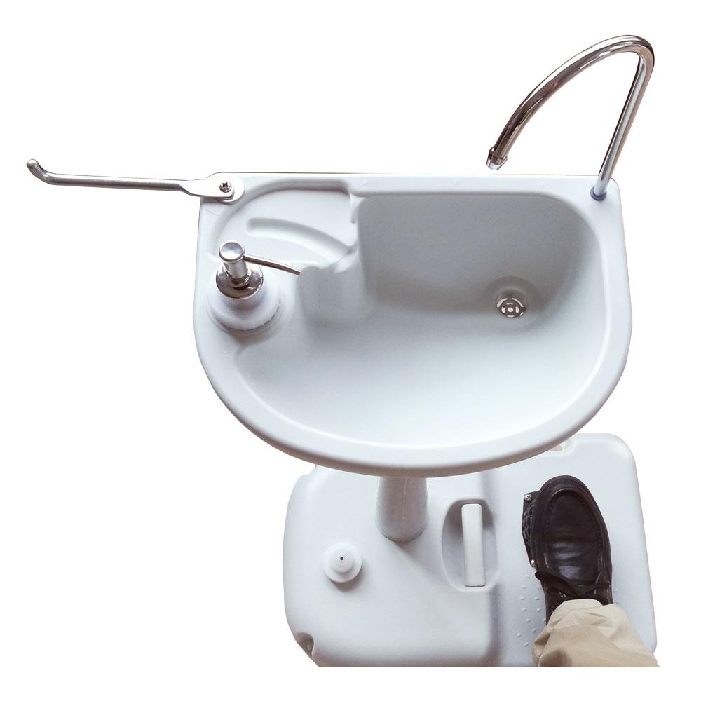 Portable Camping Sink Wash Basin Garden Pipeline Sink Portable Water Tank Faucet - Dealjas