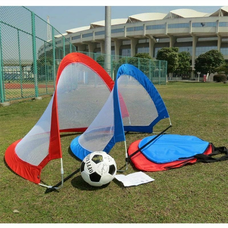 Mini Soccer Goal Pop Up Football Net Outdoor Goal Nets Kids Toy - Dealjas