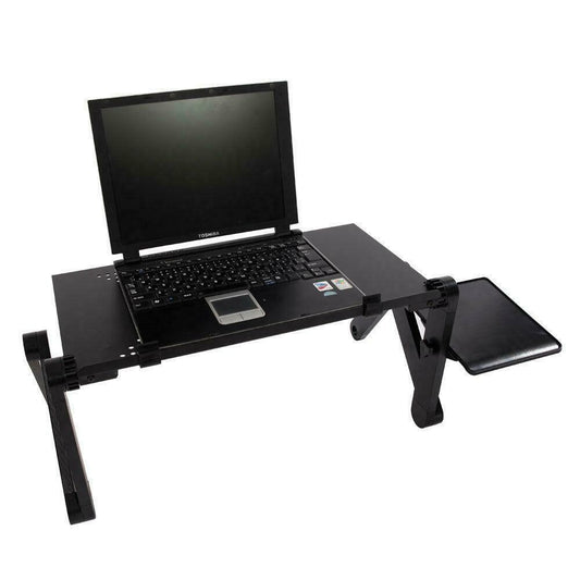 Laptop Stand for Desk Adjustable Portable Foldable Lap Standing Desk Table Bed - Dealjas