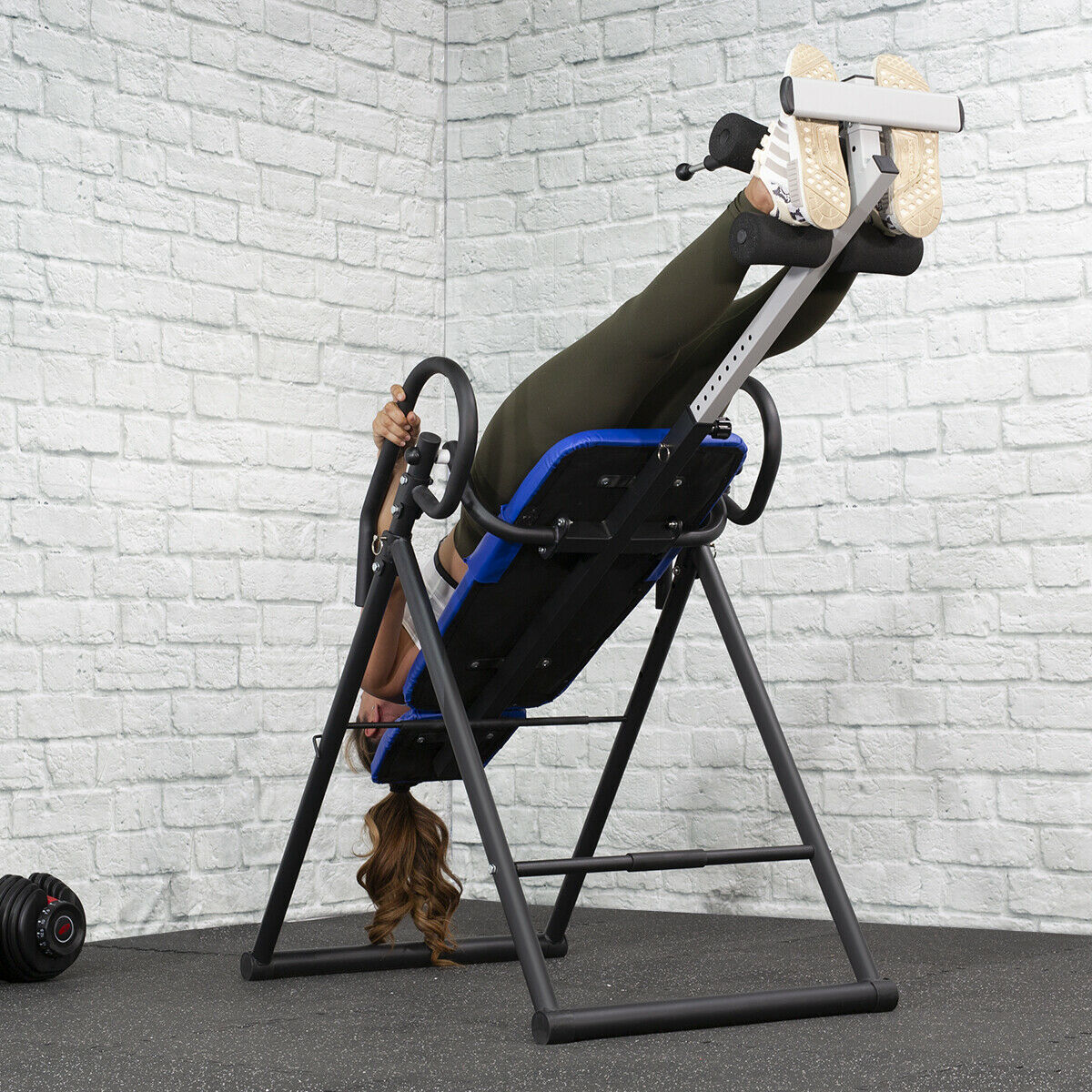 Inversion Table Exercise Gravity Therapy Fitness Back Pain Stretcher - Dealjas