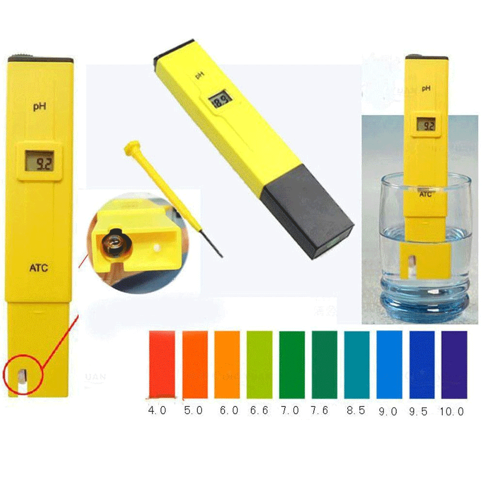 Digital PH Meter Hydroponics Aquarium Sensor Portable Water Tester Pen - Dealjas