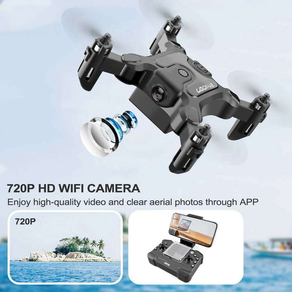 Mini Drone 4DRC V2 Selfie WIFI FPV HD Camera Foldable Arm Quadcopter - Dealjas