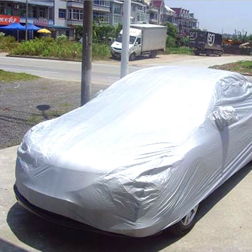 Waterproof Car Cover Outdoor Full Shade Cover Rain Sun UV Protection - Dealjas