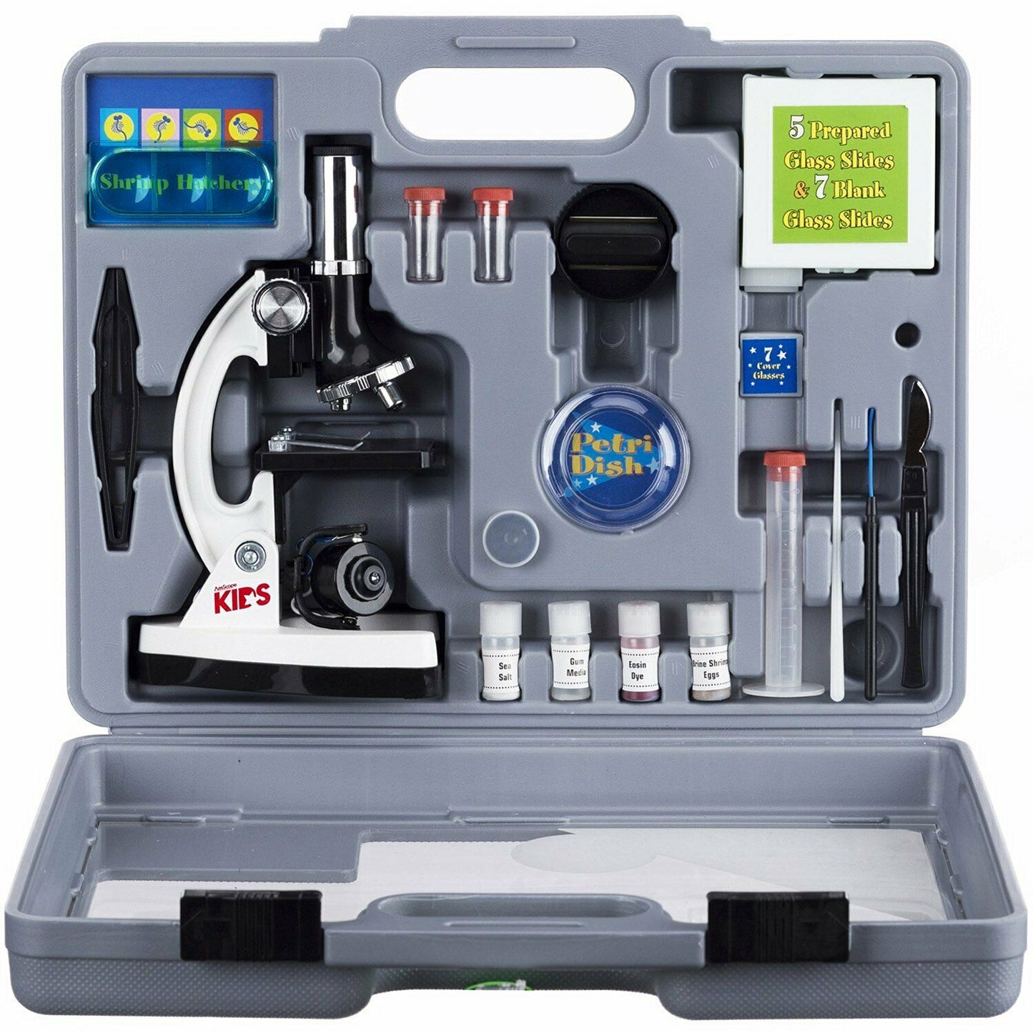 Compound Microscope Kit 120X-1200X Starter Microscope Science STEM Set - Dealjas