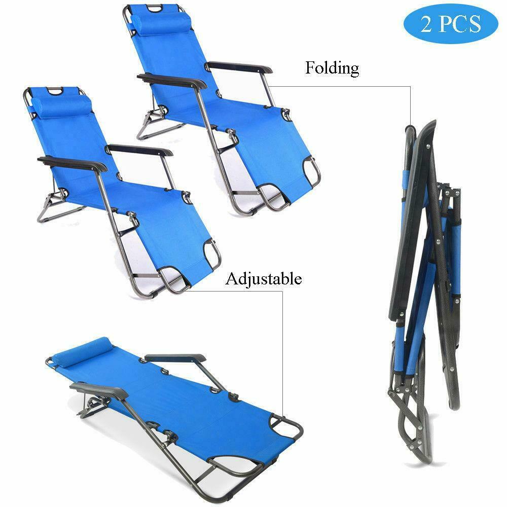 Folding Camping Bed Chair for Outdoor Hiking Camping Sleeping Pool - Dealjas