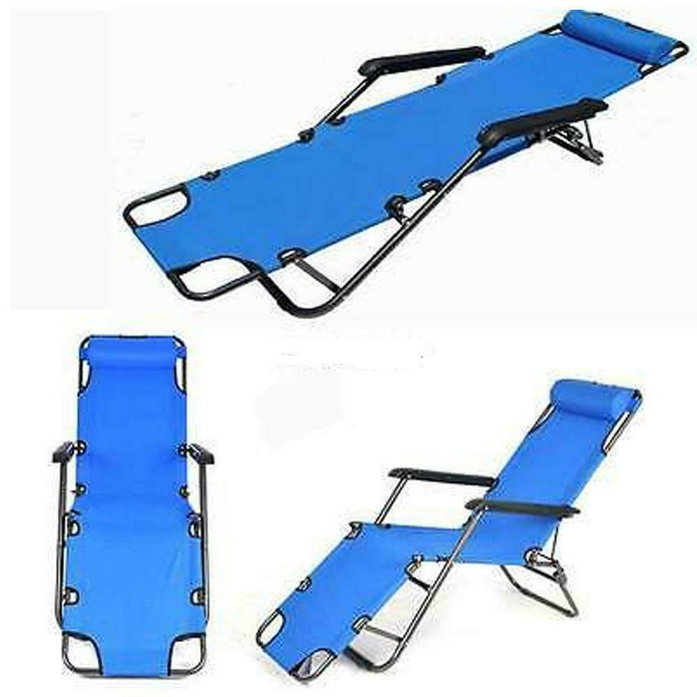 Folding Camping Bed Chair for Outdoor Hiking Camping Sleeping Pool - Dealjas