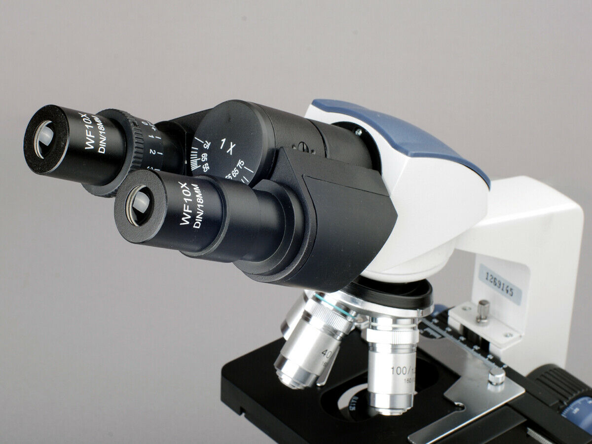 40X-2500X Binocular Lab Compound Microscope with 3D Mechanical Stage LED - Dealjas