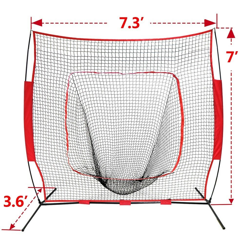 Baseball Net Softball Batting Screens Practice Hitting Training Nets - Dealjas