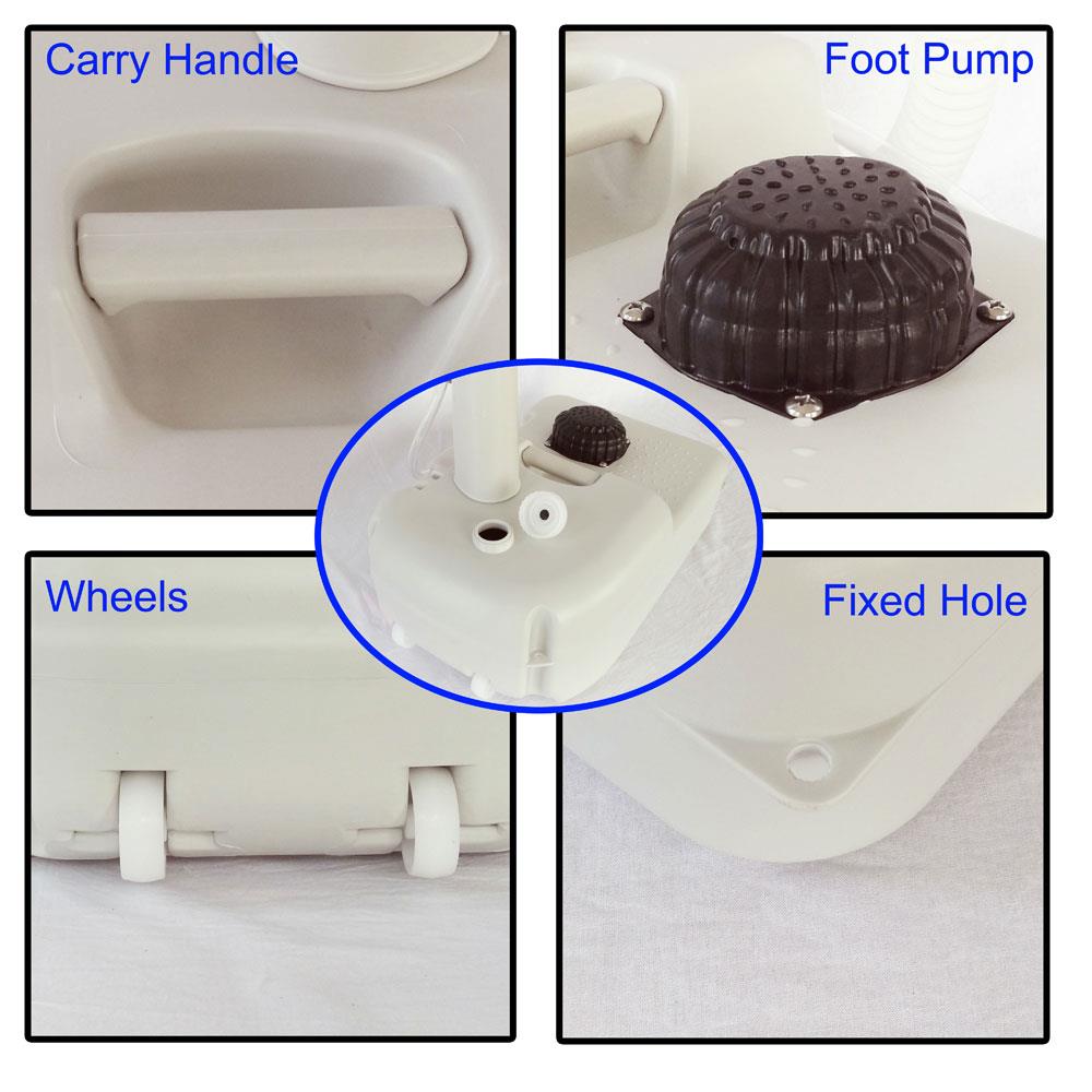 Portable Camping Sink Wash Basin Garden Pipeline Sink Portable Water Tank Faucet - Dealjas