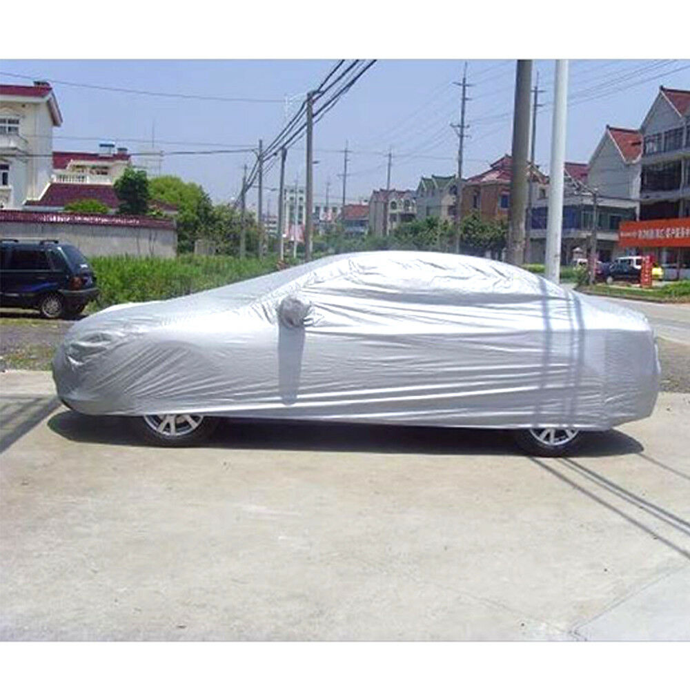 Waterproof Car Cover Outdoor Full Shade Cover Rain Sun UV Protection - Dealjas