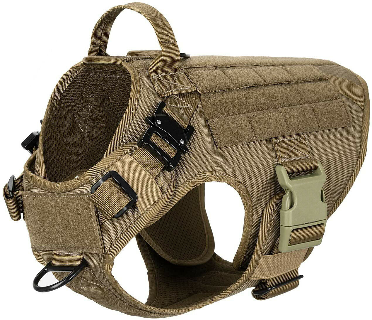 Tactical Dog Harness With Handle No Pull Training Vest Military Gear - Dealjas