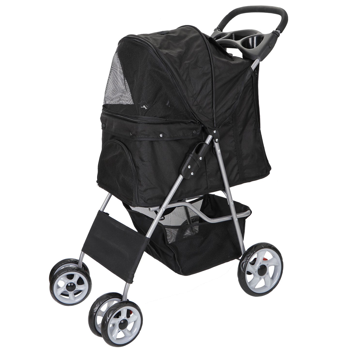 Foldable Dog Stroller Pet Carrier for Outdoor and Travel - Dealjas